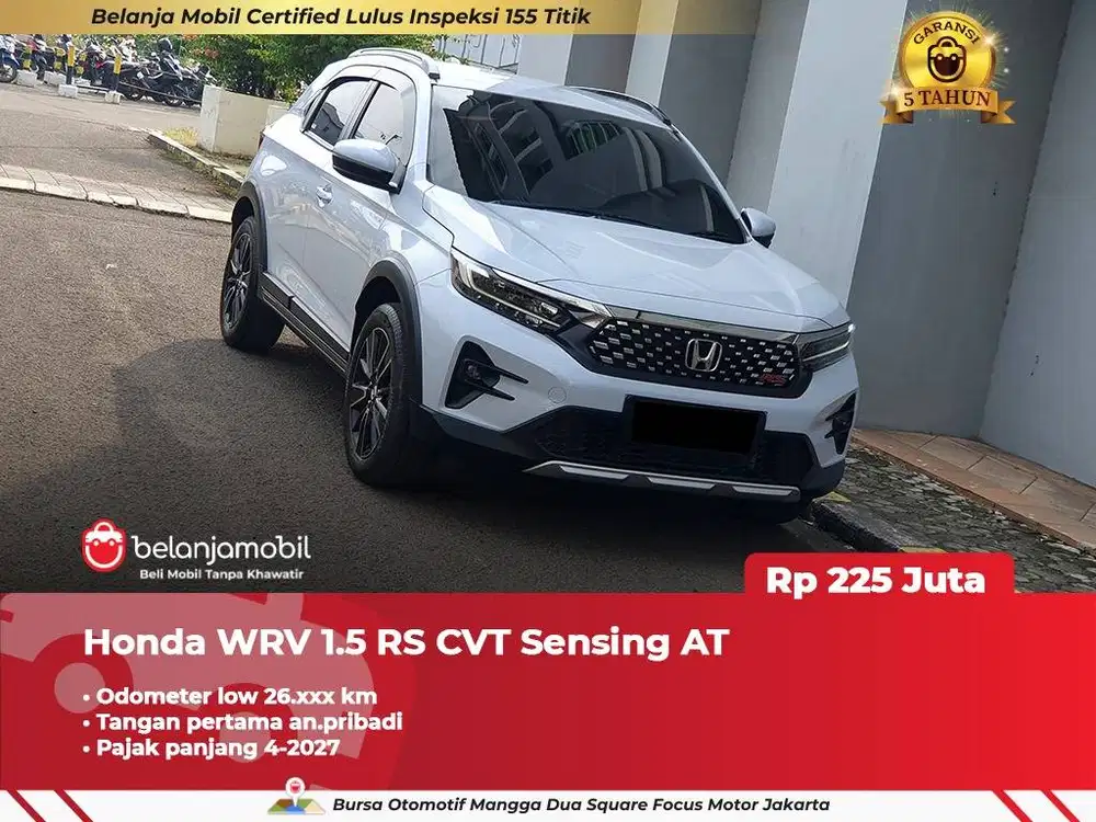 [ LOW KM 26RB ] Honda WR-V WRV WR V 1.5 RS CVT Sensing AT 2023 2024
