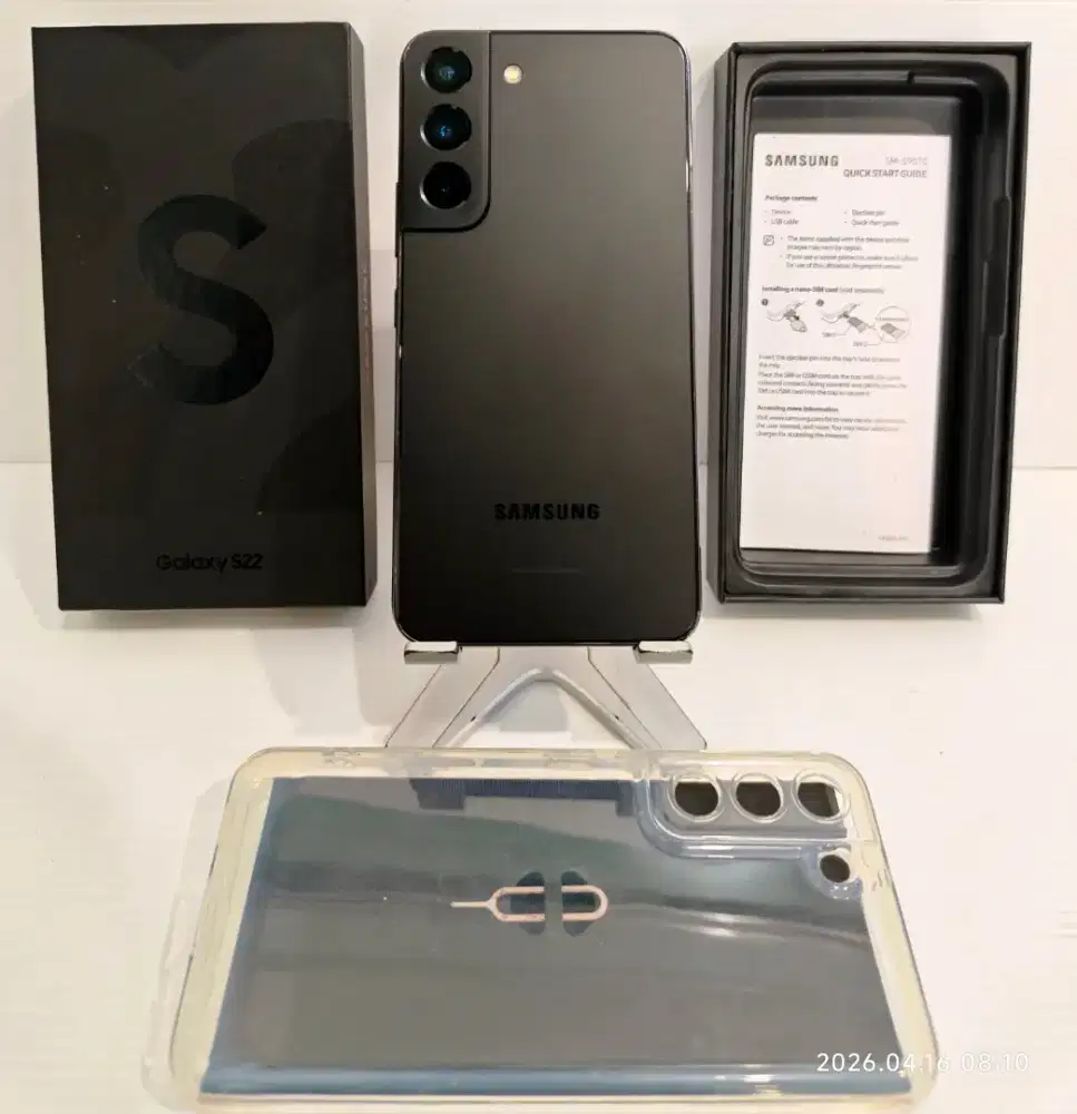 Samsung S22 5G 8/256 Gb Mulus 95% Fullset Ex Resmi Sein bisa TT/BT