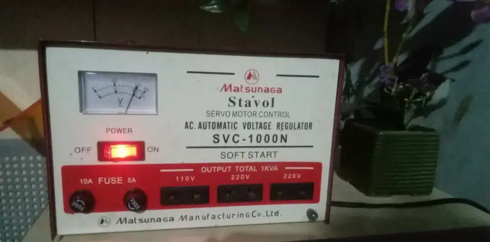 Jual Stabilizer Matsunaga 1000 watt.