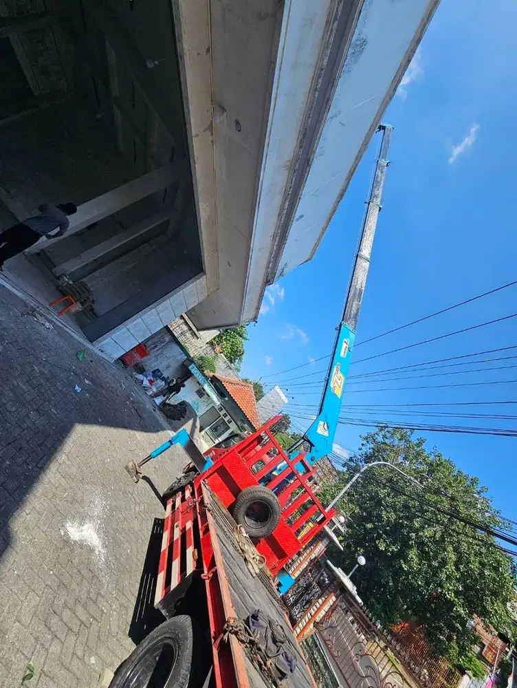 Hiab Crane 3 Ton Tadano 5 Section Dyna 135 Ht Tangan 1 dr baru th 2012