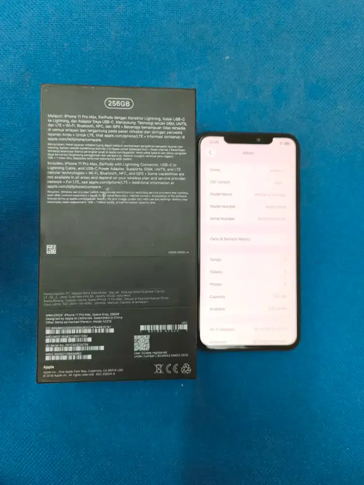 Iphone 11promax 256 ex resmi second