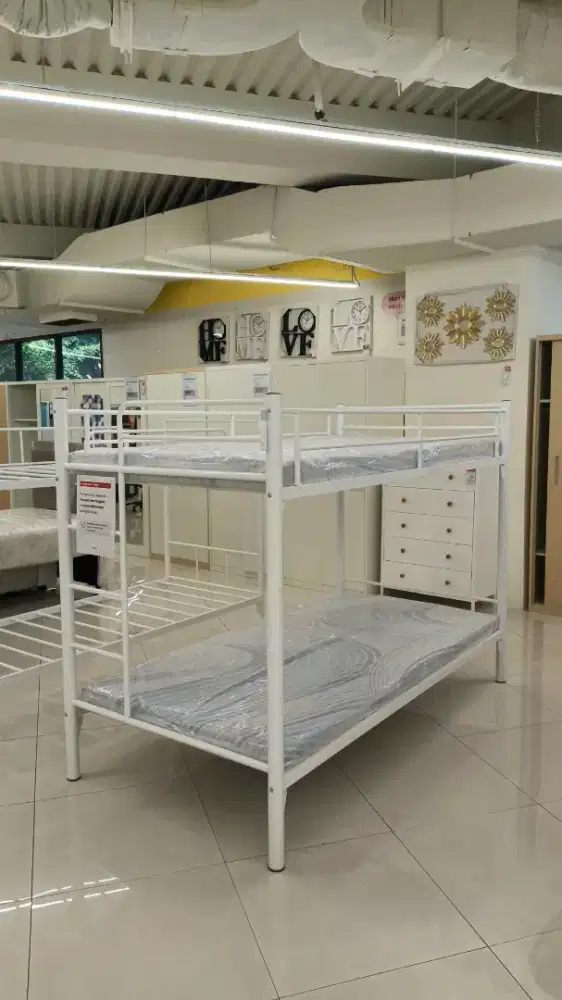 Berlin Bunkbed + Matras White