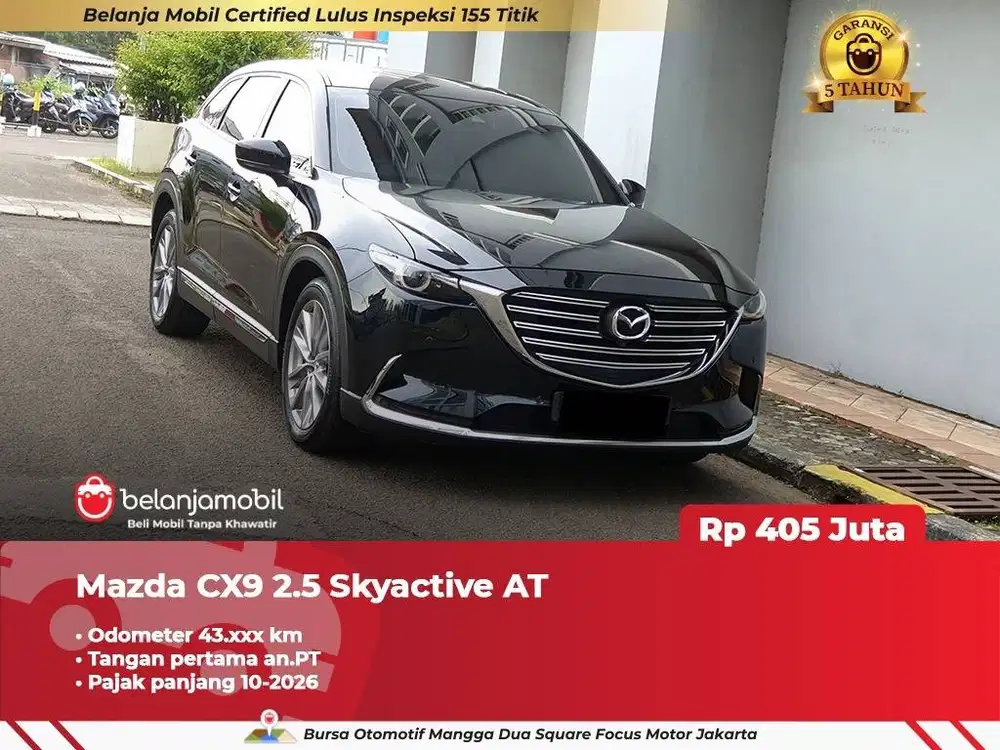 [ GARANSI 5TH ] Mazda CX9 CX-9 CX 9 2.5 Skyactive AT 2021/2022