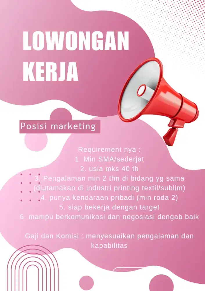 Di cari marketing printing texstil