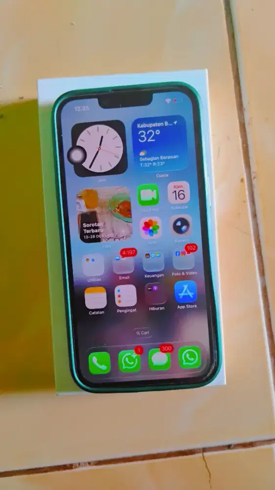 Jual iPhone 14 128 GB Fullset Orian