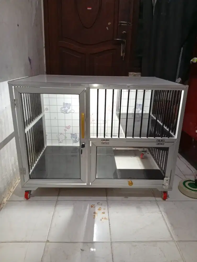 Kandang kucing alumunium