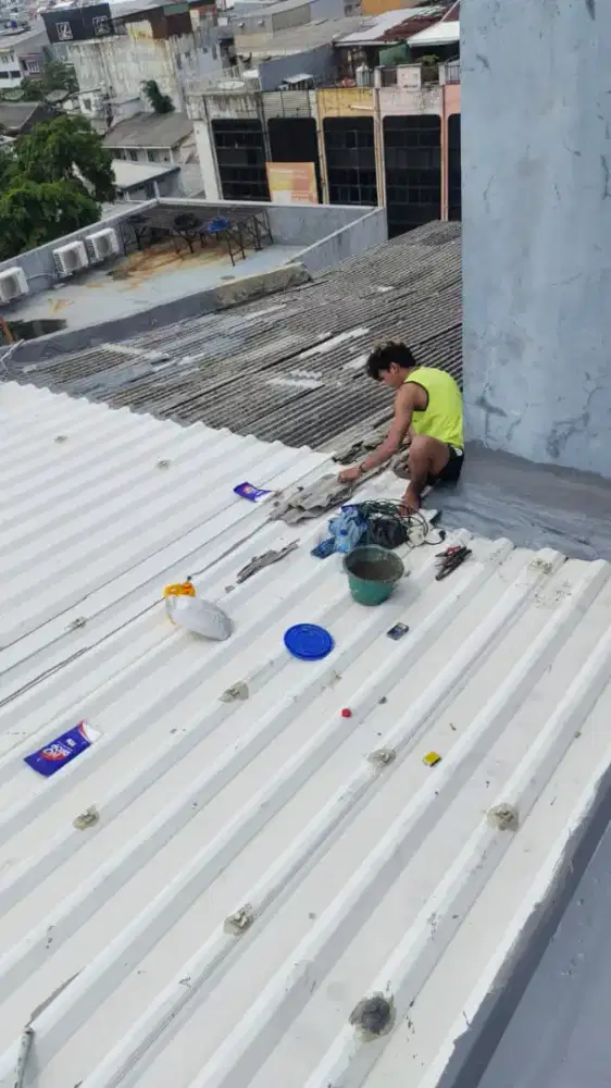 Jasa perbaikan atap bocor talang air dan dak rembes