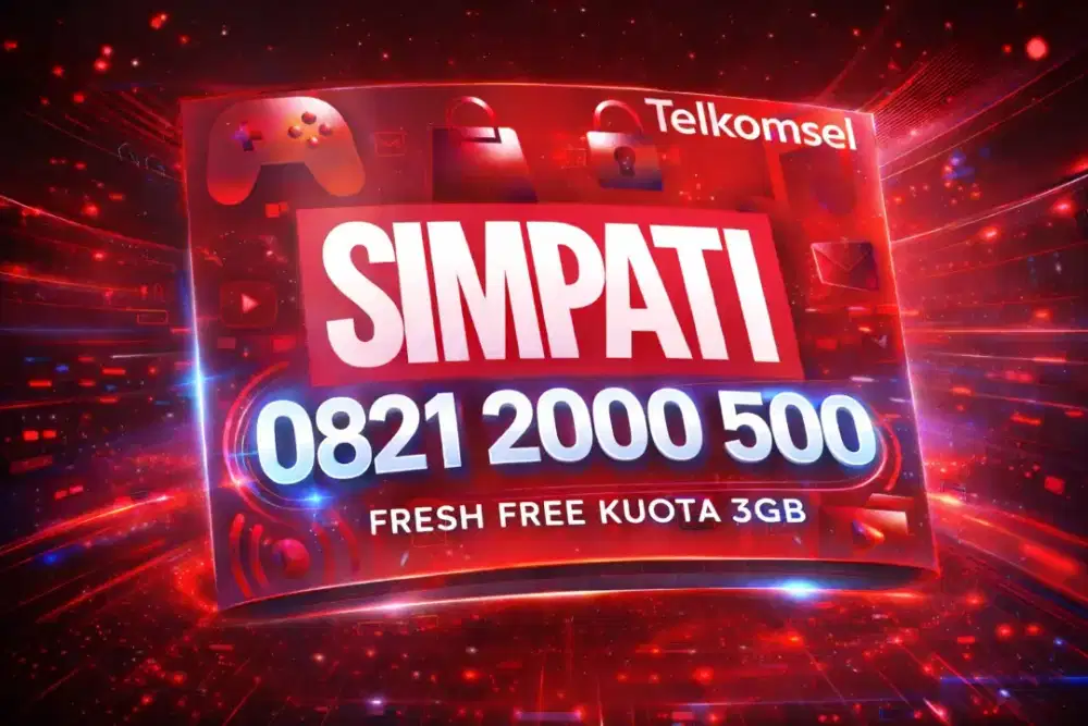 Simpati 5G Telkomsel seri 11 digit free kuota 3Gb