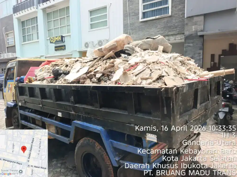 Jasa pengurugan dan angkut puing