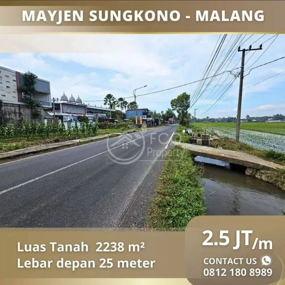 Mayjen Sungkono Utara Batas Kabupaten Kota Malang