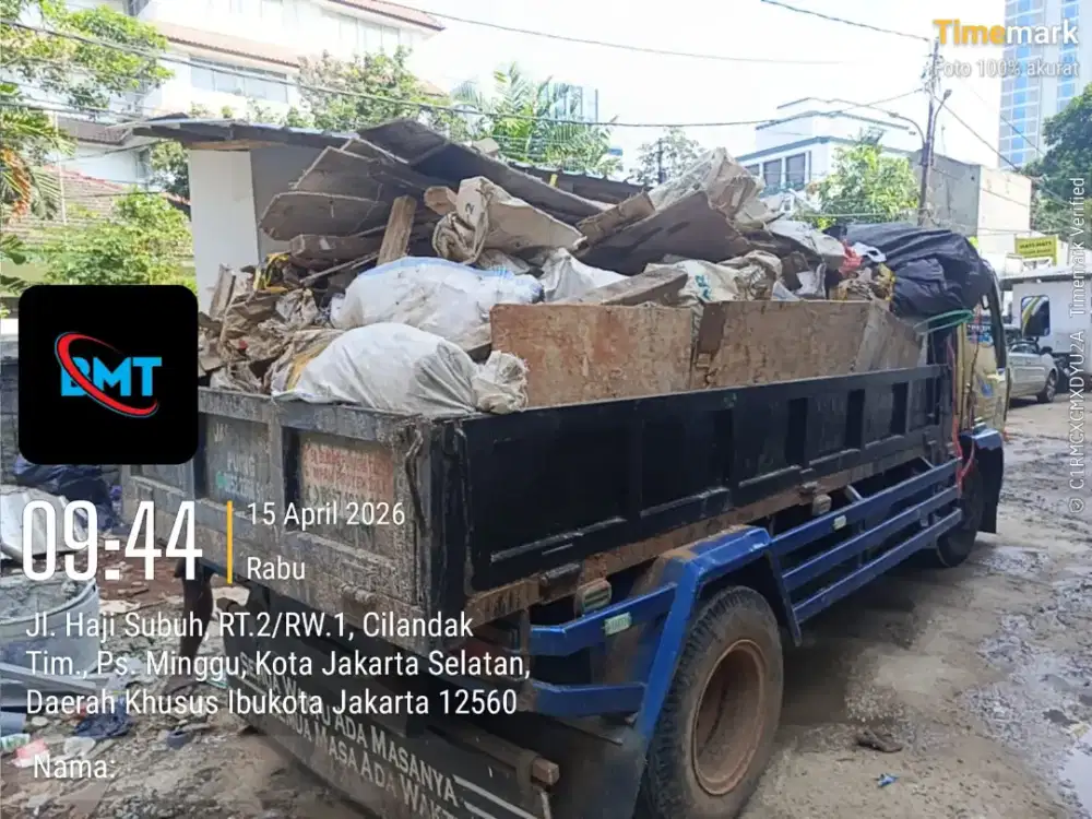 Jasa buang puing proyek