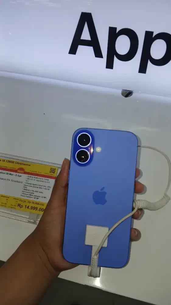 IPHONE 16 128GB CICILAN/CASH BISAA KE ERABLUE CIRENDEU