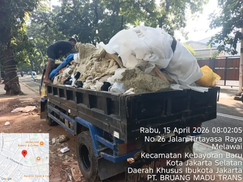 Jasa buang puing dan pengurugan