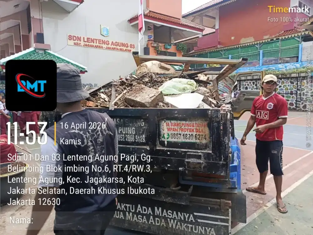 Jasa buang puing dan tanah galian