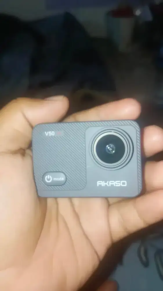 Dijual action cam AKASO V50X kondisi bekas pemakaian pribadi,