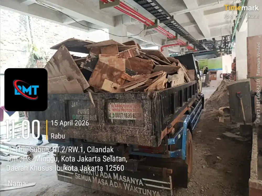 Jasa angkut puing dan tanah sampah