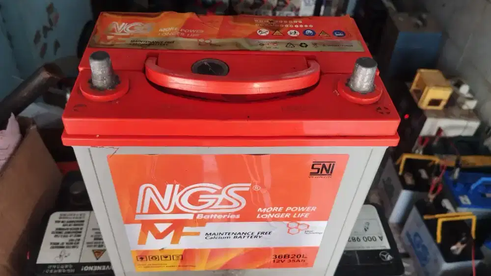 Accu aki bekas ayla brio mobilio picanto sigra jazz kering apik dll