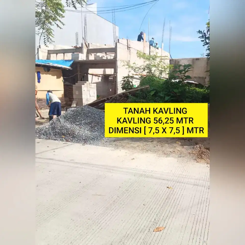 DIJUAL TANAH KAVLING 56 METER DI KEMBANGAN DKT MERUYA UTARA PALMERAH