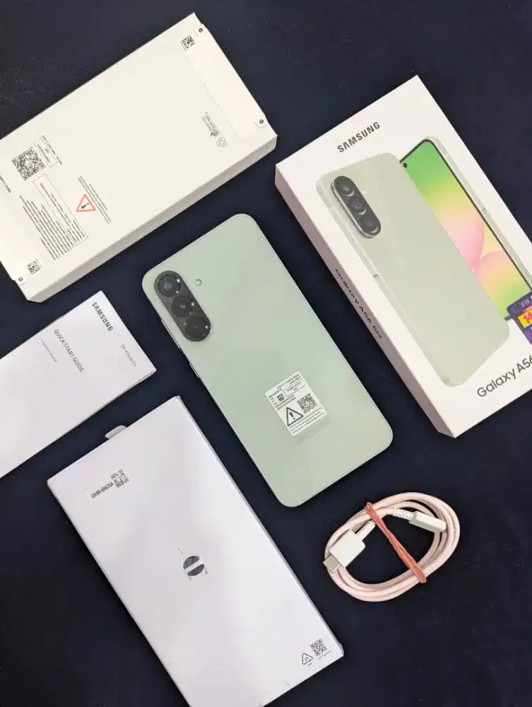 Samsung A56 5G 12/256 Fulset mulus Pemakaian Singkat