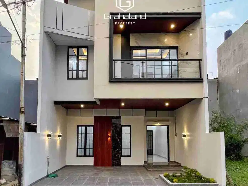 Rumah Baru Modern Dalam Cluster Dekat Tol Andara Di Jagakarsa