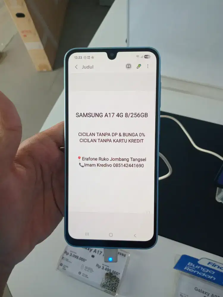 SAMSUNG A17 4G 8/256 GB Cicilan Tanpa DP