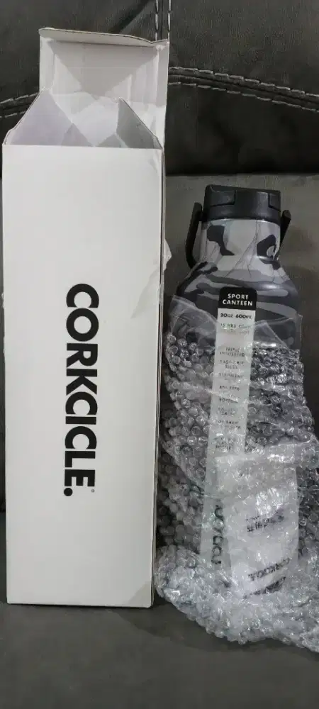 TUMBLER TEMPAT MINUM CORKCICLE MOTIF ARMY 20oz 600ml