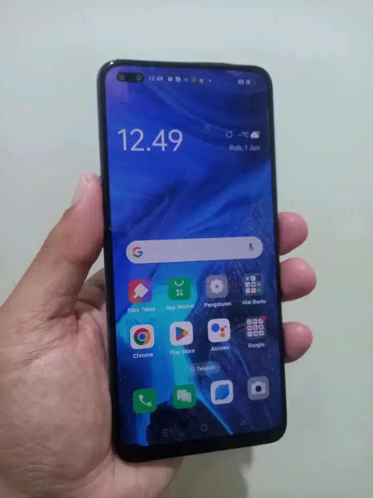 Oppo Reno 4 Ram 8/128Gb Batangan normal hp orian