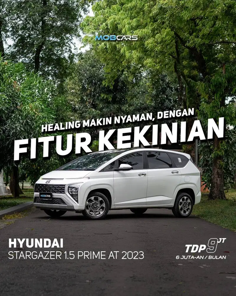 HYUNDAI STARGAZER 1.5 PRIME AT 2023 MATIC PUTIH