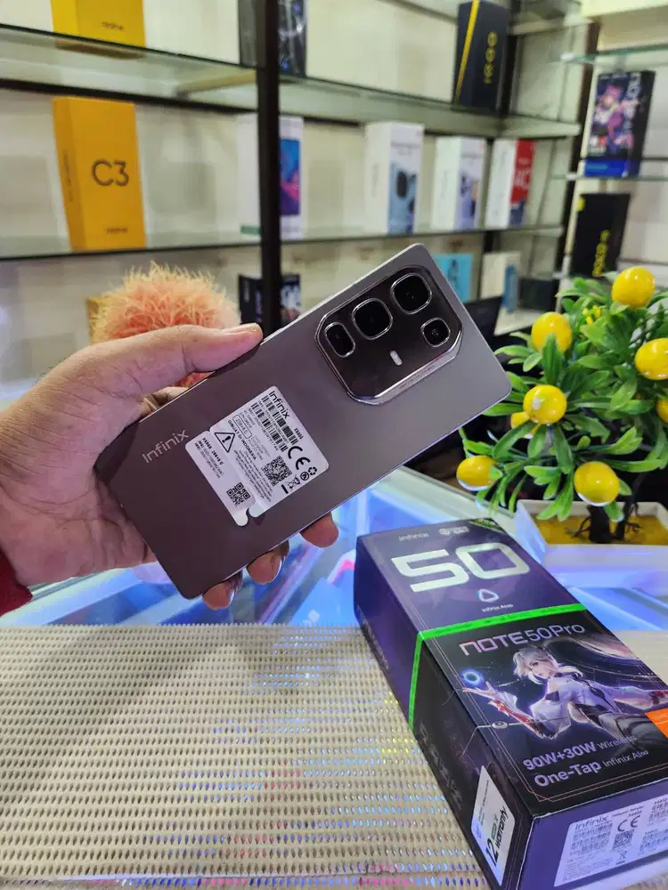 Infinix Note 50 Pro Ram 8+8Gb/ 256Gb Fullset Mulus Ori 100% Bergaransi