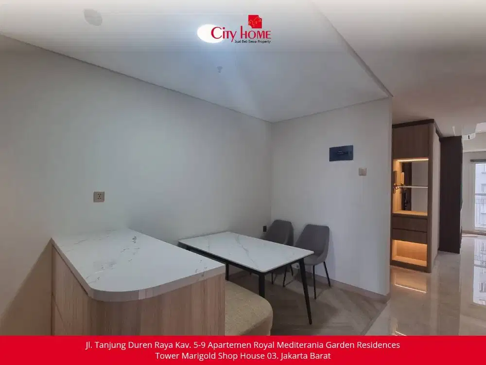 Jual Apartemen Furnished di Royal Mediterania Garden Residences