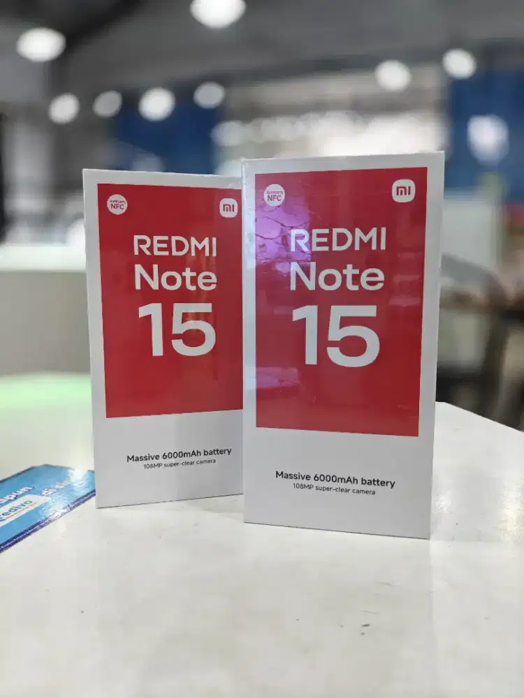 REDMI NOTE 15 8/256 BARANG BARU SEGEL HARGA SPESIAL