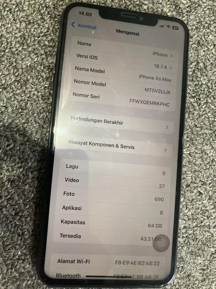 Iphone xs max 64Gb