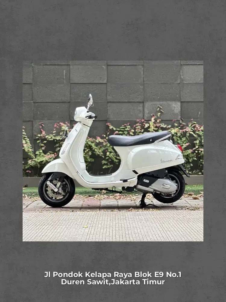 PIAGGIO VESPA LX125 IGET LED TH 2024 WARNA WHITE INNOCENZA Perfect Con