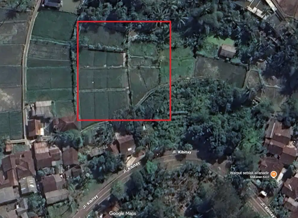 Dijual Sawah Produktif di Kota Sukabumi (Kibitay, Kec Lembursitu)