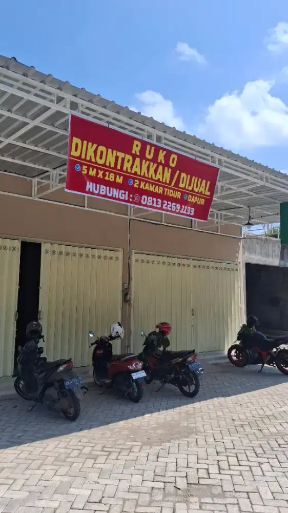 Ruko Dikontrakkan/Dijual Lokasi Strategis Di Kota Ngawi