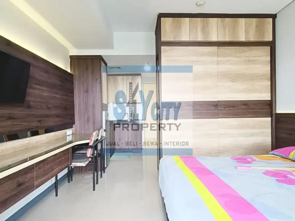 DISEWAKAN STUDIO BESAR METRO PARK RESIDENCE FULL FURNISHED LENGKAP