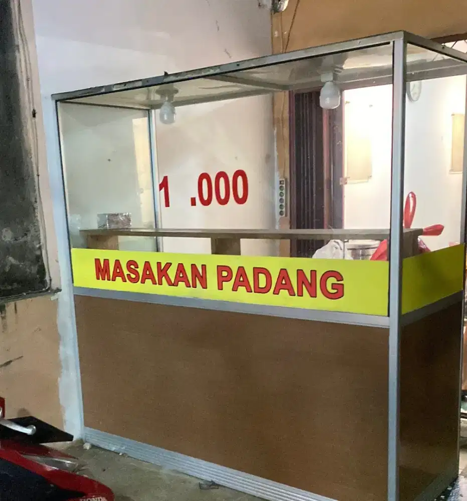 Jual etalase warung padang