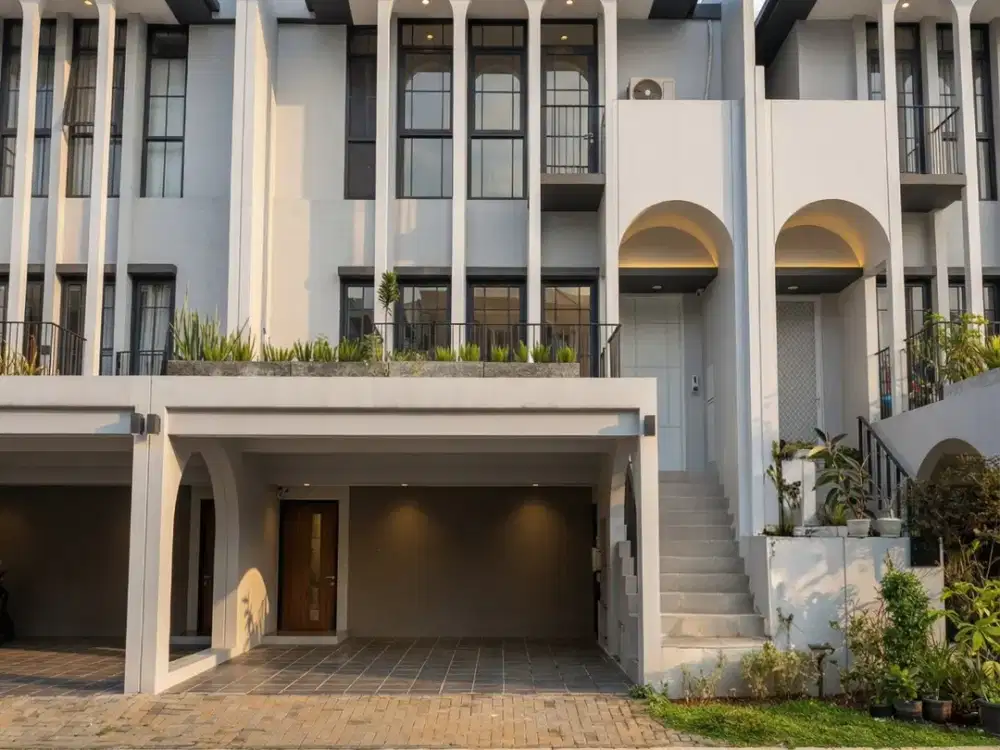 JUAL RUMAH AETHER GREENWICH BSD 3 LANTAI FULL RENOVASI
