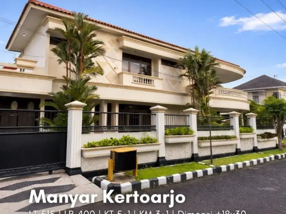 Rumah Manyar Kertoarjo, STRATEGIS, SIAP HUNI