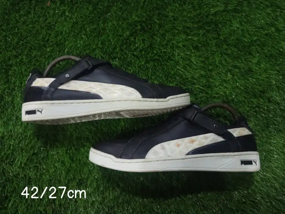 Puma Enstrap Black/White •Preloved,Second,Thrift•