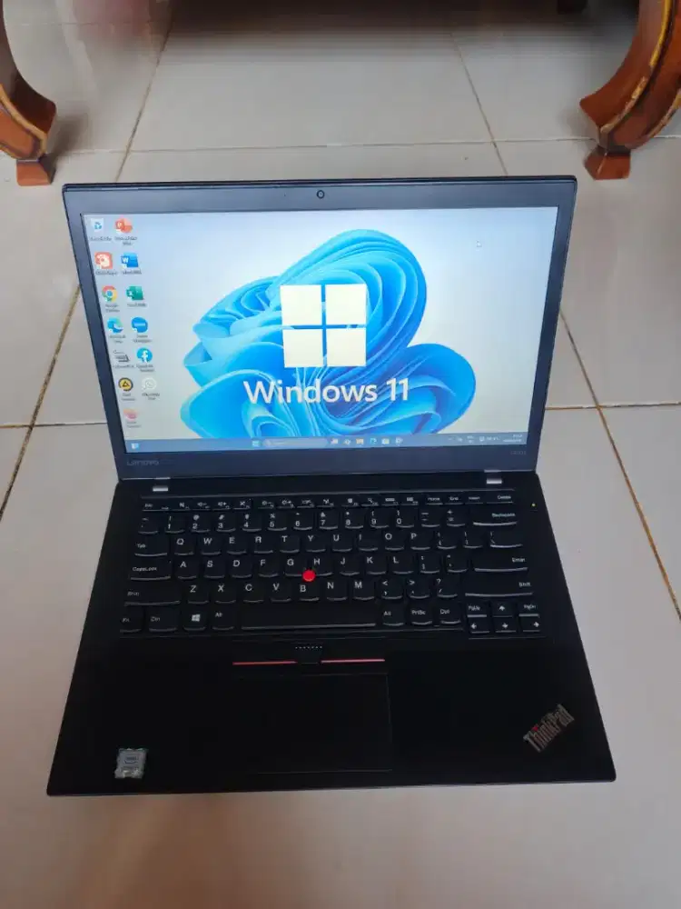 Laptop lenovo thinkped Core i5 ram 8gb ssd nvme 256gb win 11 (nego)