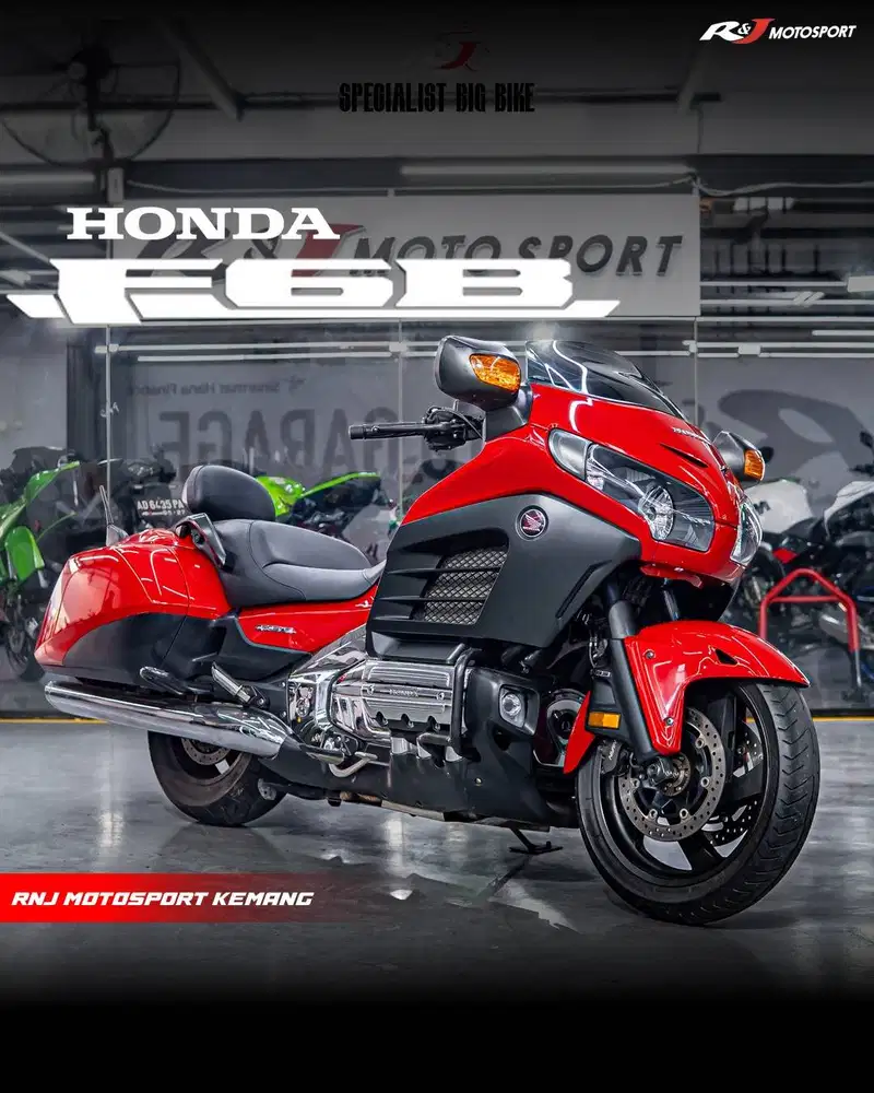Honda Goldwing F6B Merah Nik 2013 Knalpot Cobra Pajak 10.2026 Knalpot