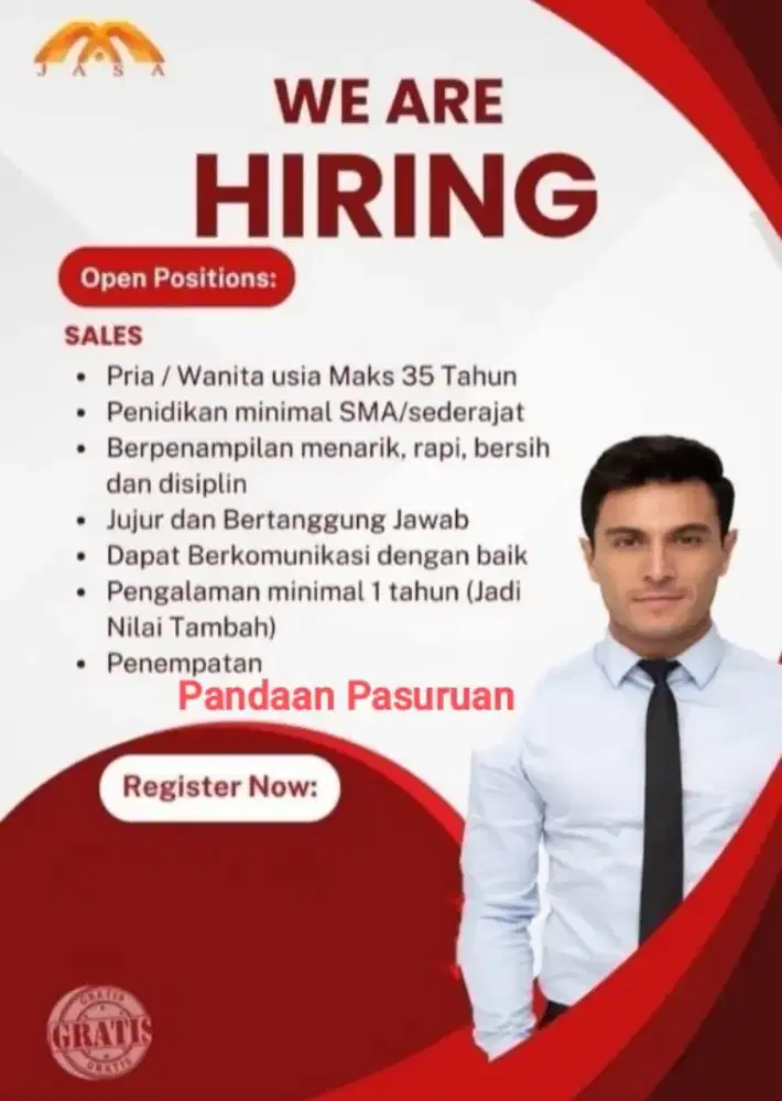 Sales Area Pandaan Pasuruan