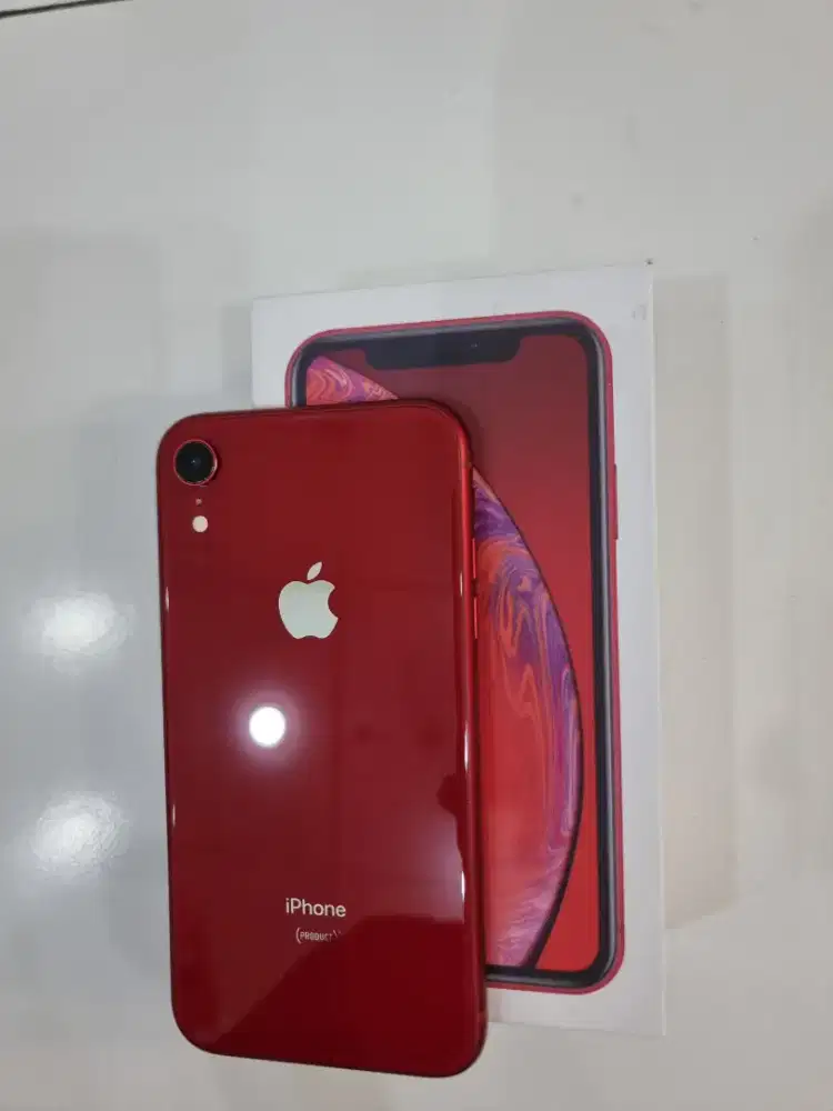 Iphone Xr inter 256GB Red mulus lengkap