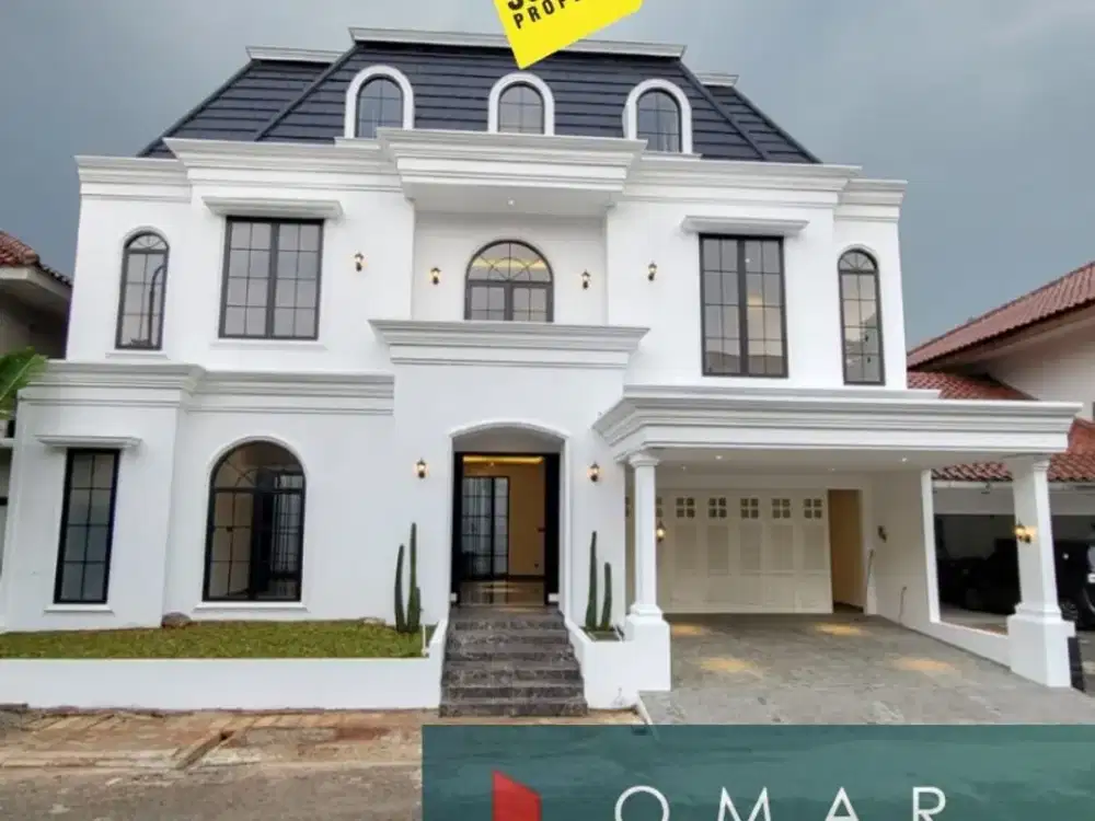 Brand new american classic house di puri bintaro dengan jacuzzi dan kolam renang pool