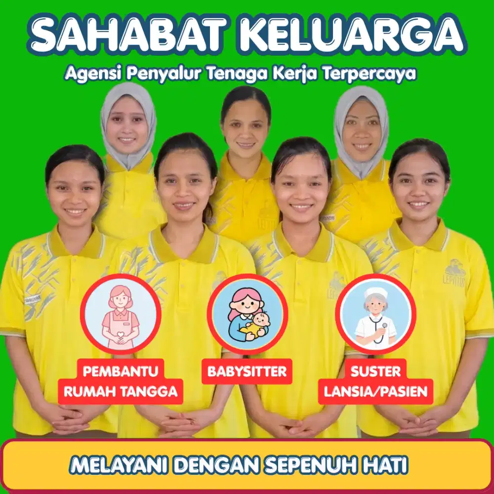 Sedia pembantu, babysitter, suster lansia