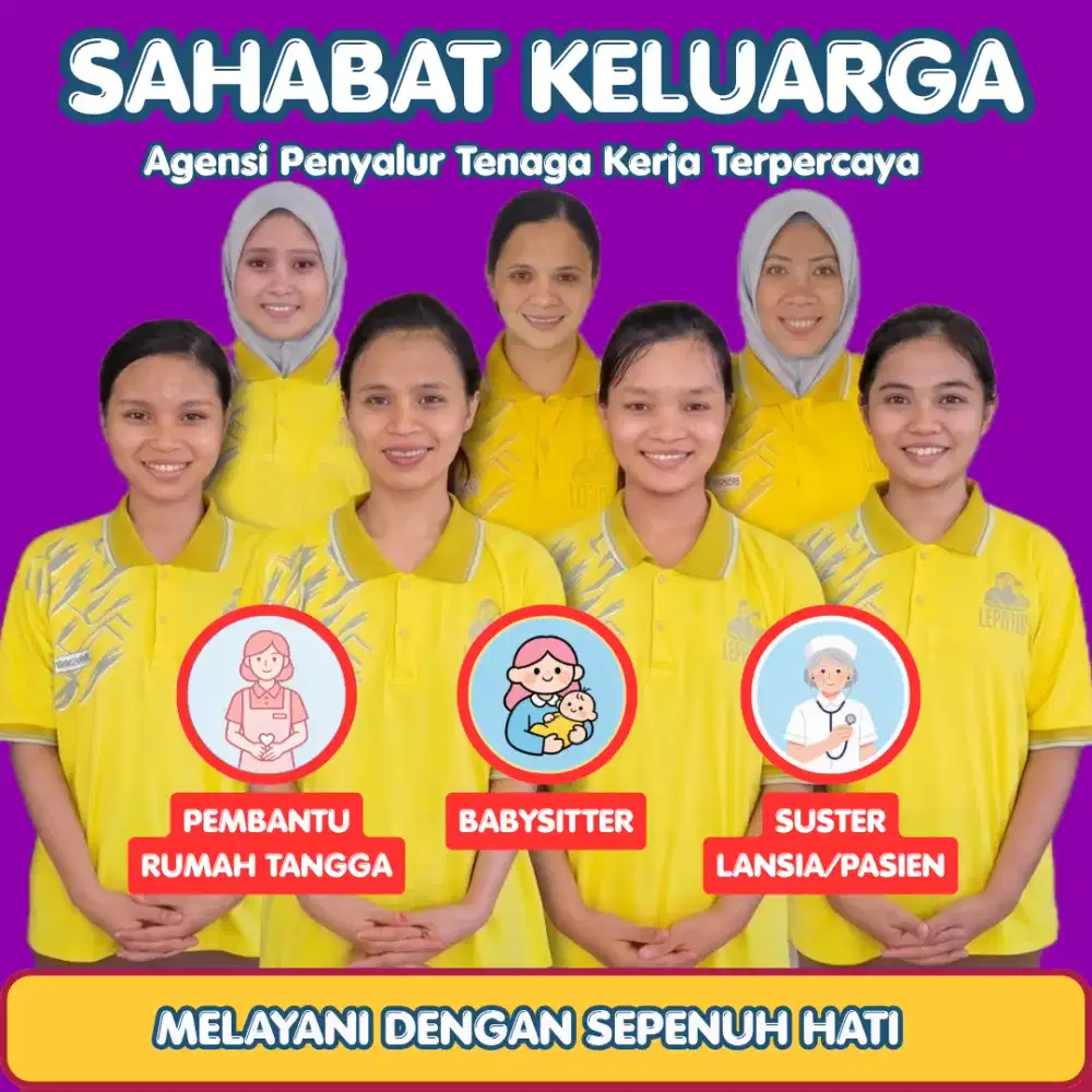 Sedia pembantu, babysitter, suster lansia