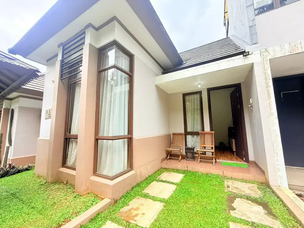 Rumah minimalis siap huni,lingkungan pegunungan,dekat wisata jungland sentul city.7 menit dari Aeon Mall & Exit Tol Sentul City