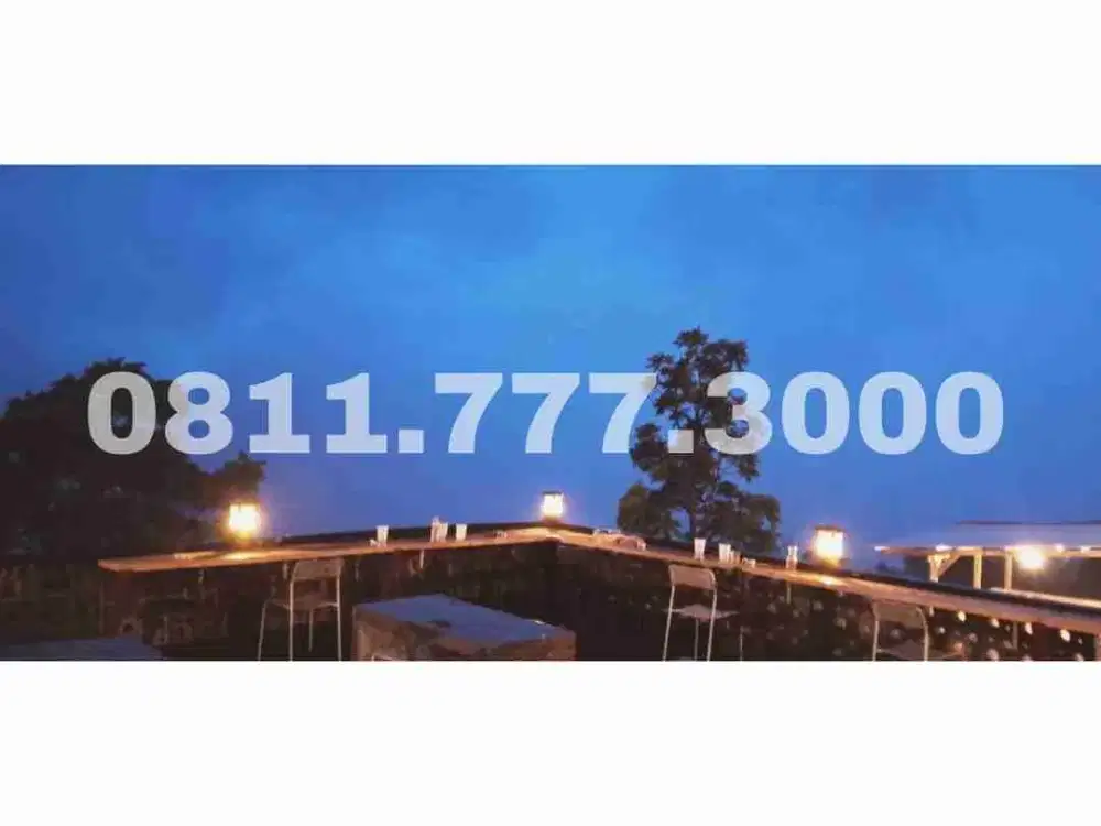 Jual cafe di Punclut city view / tempat usaha sedang berjalan di cimbuleuit plus peralatan 1,15 m NEGO Bandung Utara