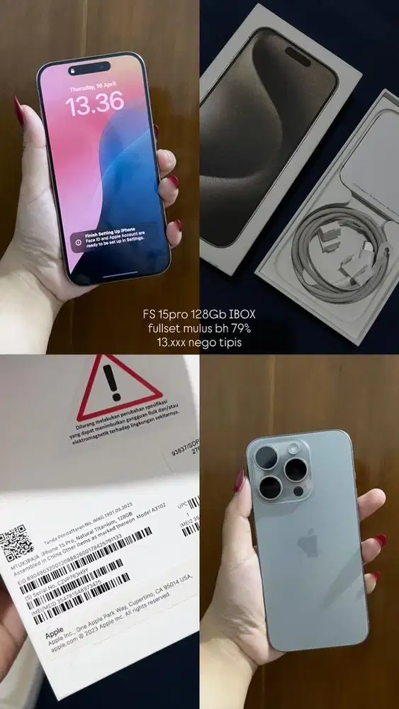 Iphone 15pro 128GB IBOX FULLSET